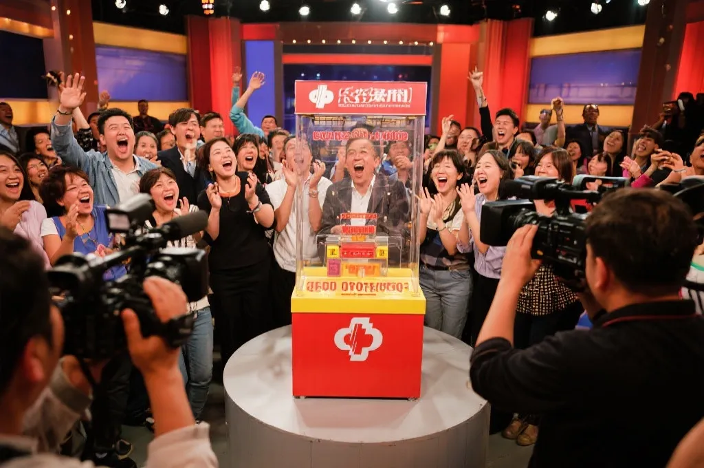 彩票开奖现场气氛